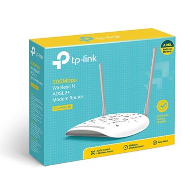 TP-Link Modem Routeur TD-W8961N - 300 Mbps - NADSL2+ - Blanc