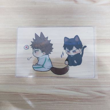 Haikyuu Fanart Transparent Card - Oikage Meow