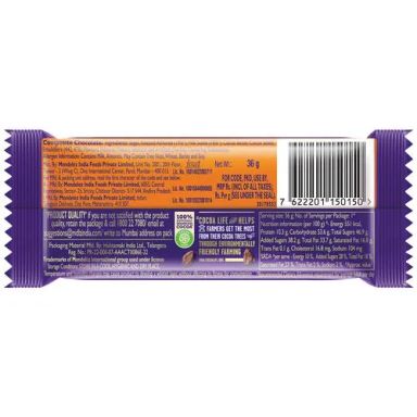 Cadbury Dairy Milk Roast Almond Chocolate Bar, 8 x 36 g Multipack