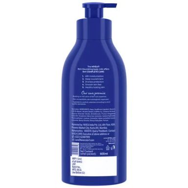 NIVEA Super Saver Pack - Body Milk Nourishing Lotion, 2x600ml 