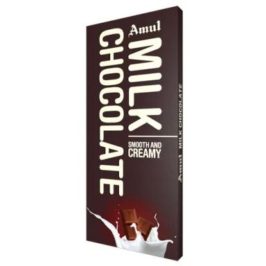 Amul Milk Chocolate - Smooth & Creamy, 150 g Carton