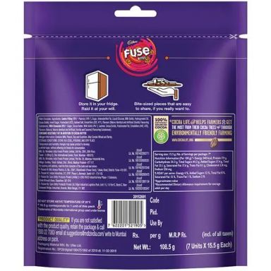 Cadbury Fuse Chocolate - Home Treats, 2x108.5 g Multipack