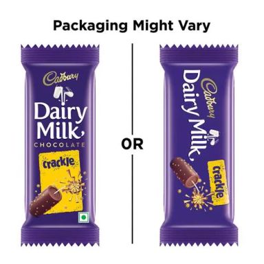 Cadbury Dairy Milk Crackle Chocolate Bar, 8 x 36 g Multipack