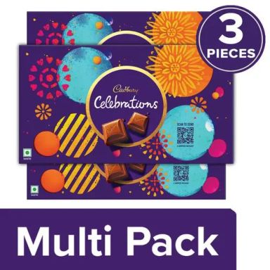 Cadbury Celebrations Chocolate Gift Pack, 3 x 144.1 g Multipack