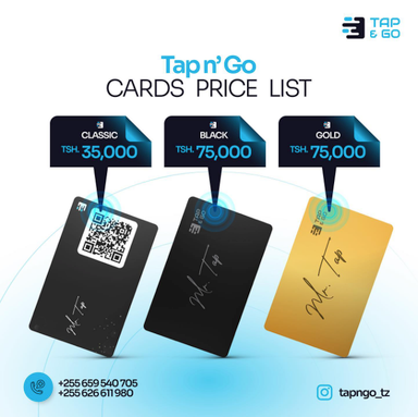 Tap & Go Cards (PVC Material)