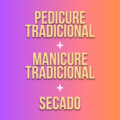 Manicure, pedicure y secado