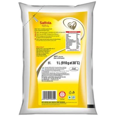 Saffola Saffola Total 1L- Pack of 3, 3 x 1 L Multipack