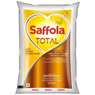 Saffola Saffola Total 1L- Pack of 3, 3 x 1 L Multipack