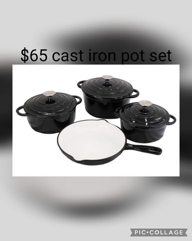 Cast Iron Pot Set