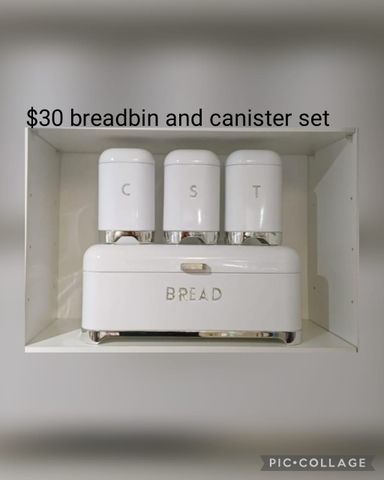 Breadbin and Canister set