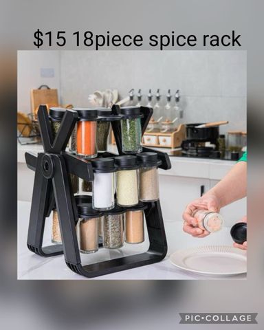 18 Piece Spice Rack