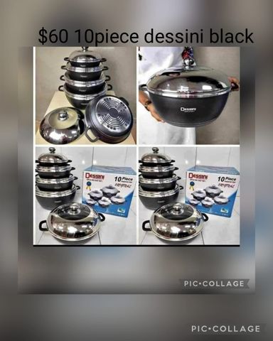 10 Piece Dessini Black