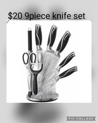 9 piece knife set