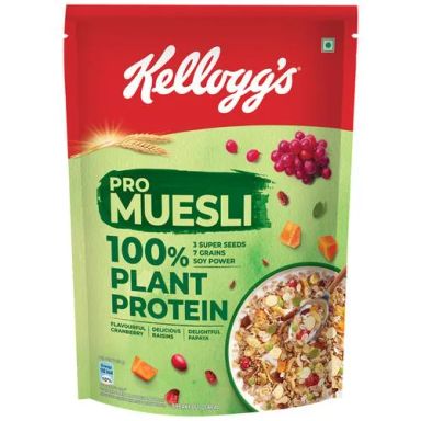 Kellogg's Pro Muesli With 100% Plant Protein, 500 g Pouch