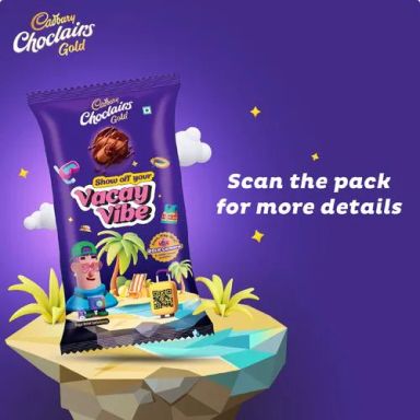 Cadbury Choclairs Gold Candy, 520 g (100 Candies)