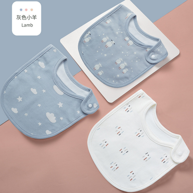 3 PCS BABY BIBS For Feeding, Drooling & Teething Baby Boys & Girls 3 PCS BIB BAYI ATAU LAPIK DADA Untuk Waktu Makan, Air Liur Meleleh & Tumbuh Gigi Bayi Lelaki & Perempuan