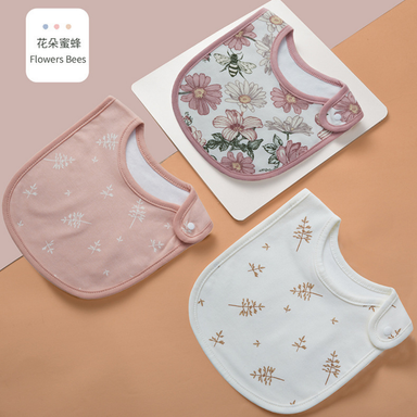 3 PCS BABY BIBS For Feeding, Drooling & Teething Baby Boys & Girls 3 PCS BIB BAYI ATAU LAPIK DADA Untuk Waktu Makan, Air Liur Meleleh & Tumbuh Gigi Bayi Lelaki & Perempuan