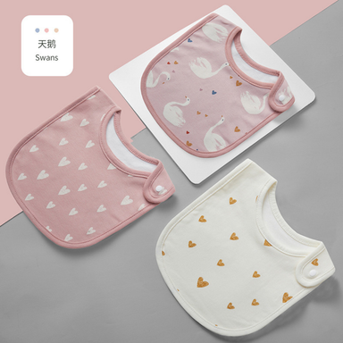 3 PCS BABY BIBS For Feeding, Drooling & Teething Baby Boys & Girls 3 PCS BIB BAYI ATAU LAPIK DADA Untuk Waktu Makan, Air Liur Meleleh & Tumbuh Gigi Bayi Lelaki & Perempuan