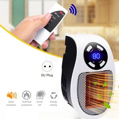 500W Portable Electric Heater for Home, Office or Desktop with Adjustable Thermostat