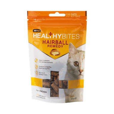 MARLTONS HEALTHY BITES HAIRBALL REMEDY FOR CATS 65G 