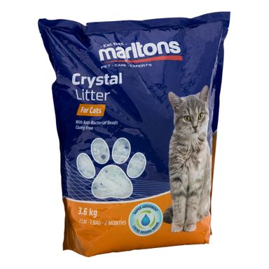 MARLTONS CAT LITTER CRYSTALS 3.6KG 