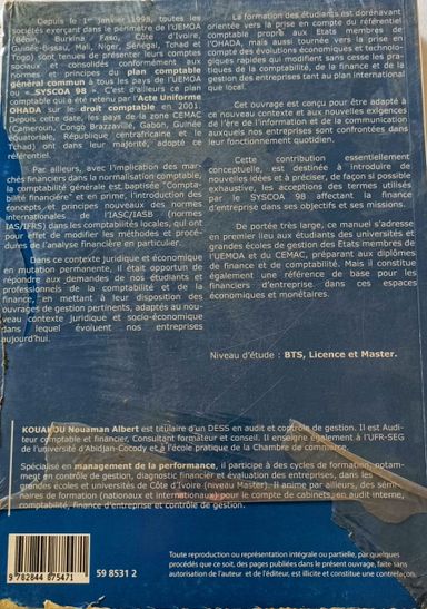 Finance d'entreprise (KOUAKOU Nouaman A.)  - (Comptabilité)
