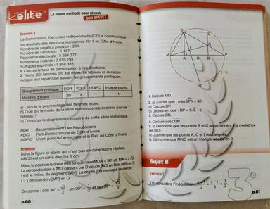 Mathematiques BREVET (ELITE) - (Parascolaire) 3ieme