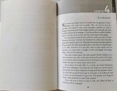 CINQ CONTES (Guy de Maupassant) - 4ieme