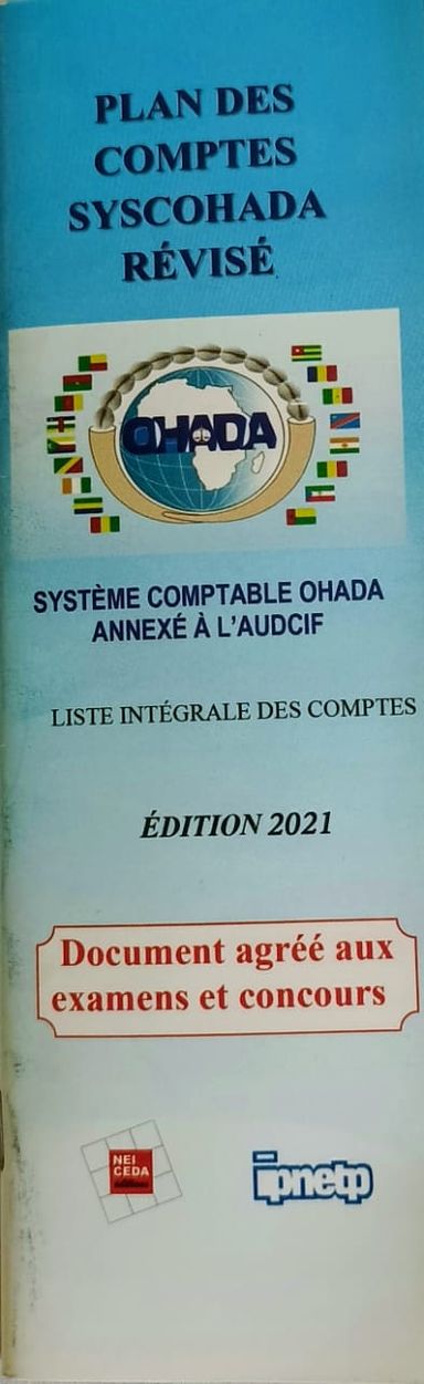 Sys. C. OHADA / Liste des comptes (Edition 2021)  - (Comptabilité)