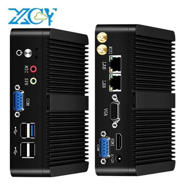 XCY Fanless Mini PC | 8GB RAM 128GB SSD | Intel Celeron J1900 Quad-Cores 2.0GHz – Powerful and Compact Mini PC