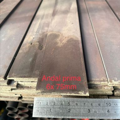 Plat Strip tebal 6mm Panjang 6.0m