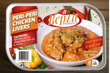 Peri Peri Chicken Livers 250g