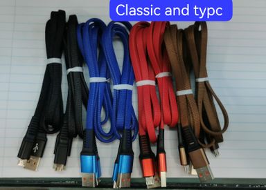 Type B & C USB + Charging Cable 