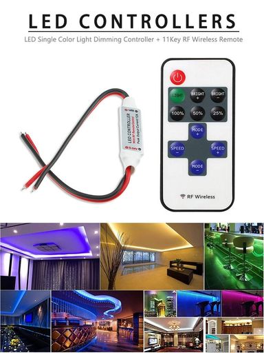 12A Wireless Mini LED Lighting Controller and Dimmer