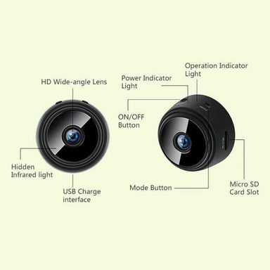 A9 1080P HD Mini Wireless WIFI IP Camera DVR – Compact and Versatile Surveillance Device with Remote Access and Night Vision