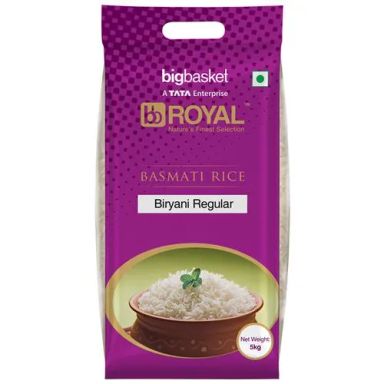 bb Royal Basmati Rice - Biryani Regular, 5 kg