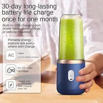 Rechargeable Portable Juicer with a Juice Cup