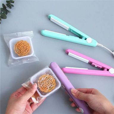 Electric food sealer / hair curler