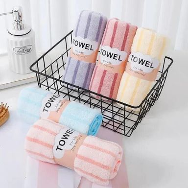 Coral velvet microfiber towels