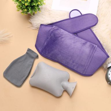 Hot water bottle with strap / waist cover