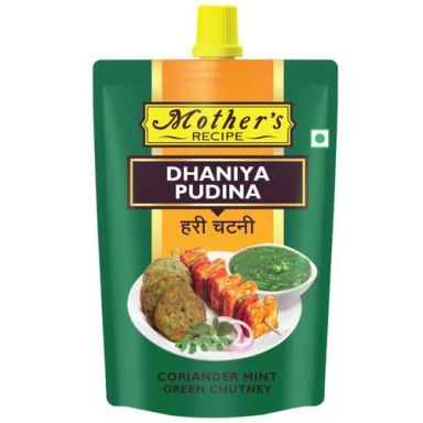 Mother's Recipe Dhania Pudina Chutney, 200 g Pouch