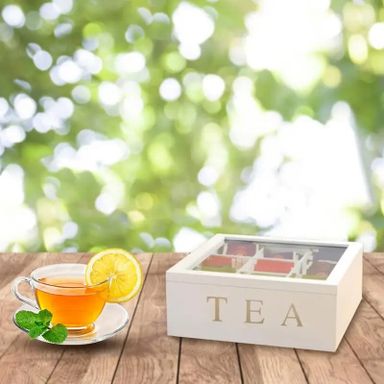 9 Grid Tea Bag Organizer