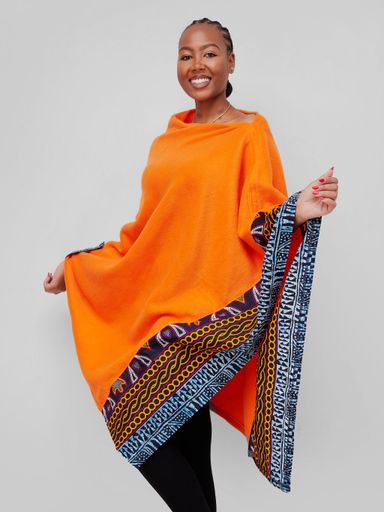 Ascili Popping Poncho - Orange