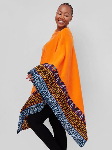 Ascili Popping Poncho - Orange