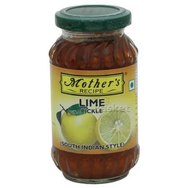 Mother's Recipe Pickle - Lime, South Indian Style, 300 g Jar