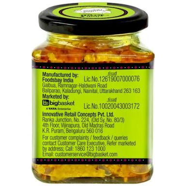 indiSecrets Organic Punjabi Mango Pickle - Homestyle, 250 g Made With Mustard Oil