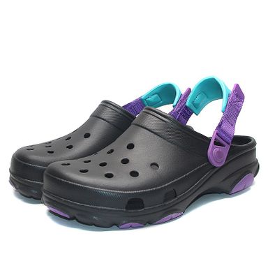 Preorder | All Terrain Crocs - Black Purple