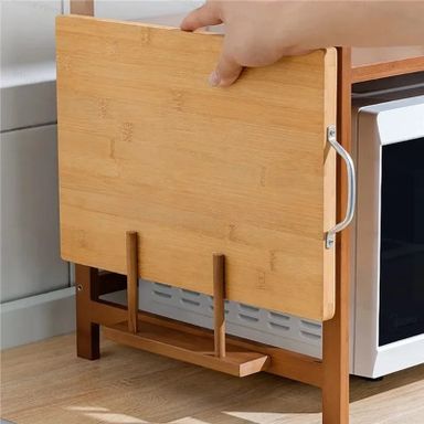 Multilayer Adjustable Microwave Stand