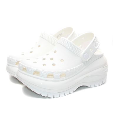 Preorder | Mega Crush Crocs - White