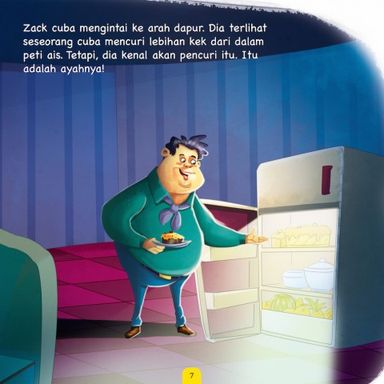 Ayah tidak patut makan banyak